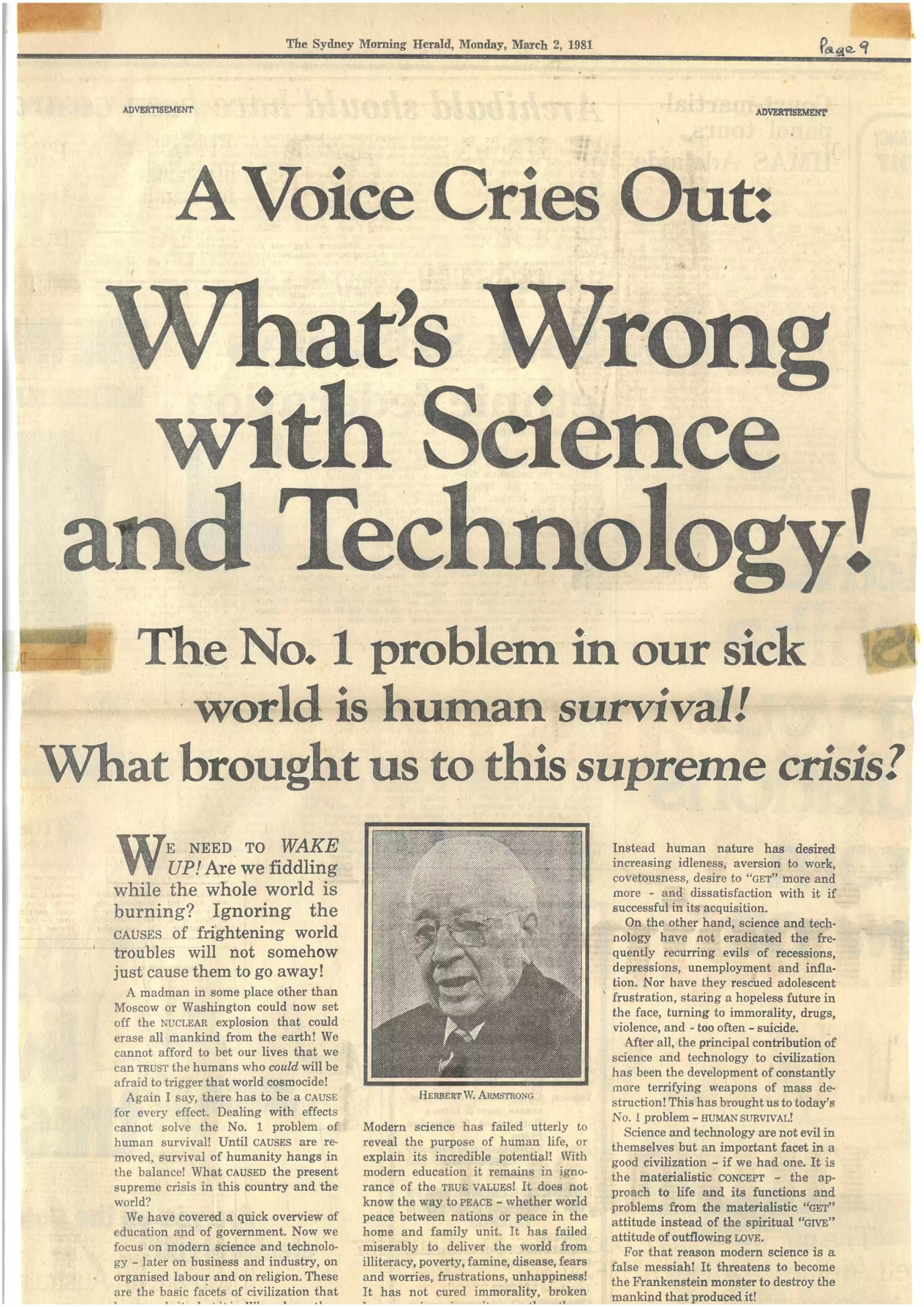 A Voice Cries Out, 2March1981a